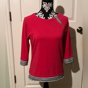 ELI casual ladies pink top